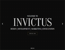 Tablet Screenshot of invictusdesign.com